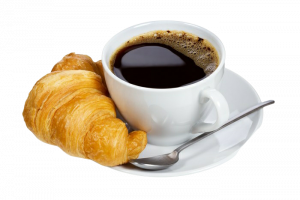 coffee and croissant