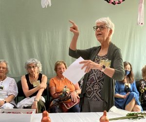 Cantor Raizen delivers message for Sunset in the Sukkah.